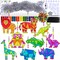24 Sets Jungle Animal Suncatcher Decorations DIY (orange) 3 x 2 x 5 inches